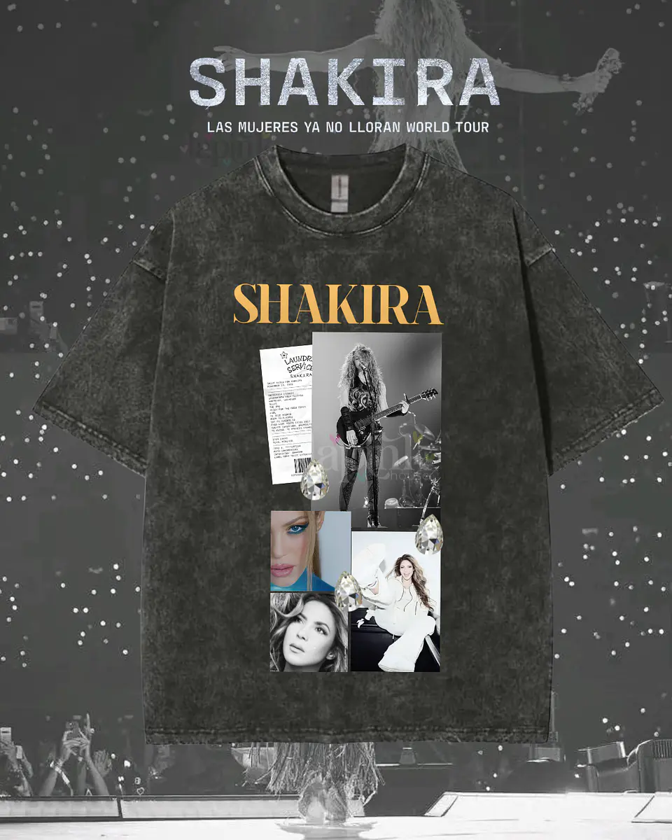 Polera Shakira Las Mujeres Ya No Lloran  2