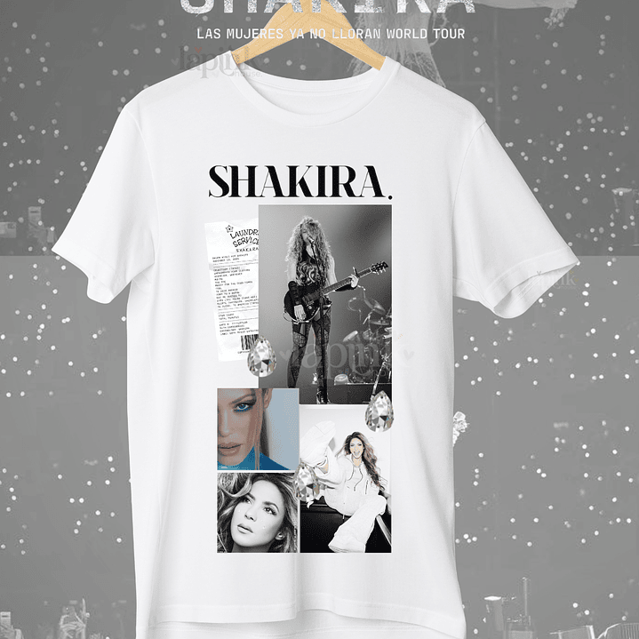Polera Shakira Las Mujeres Ya No Lloran  3