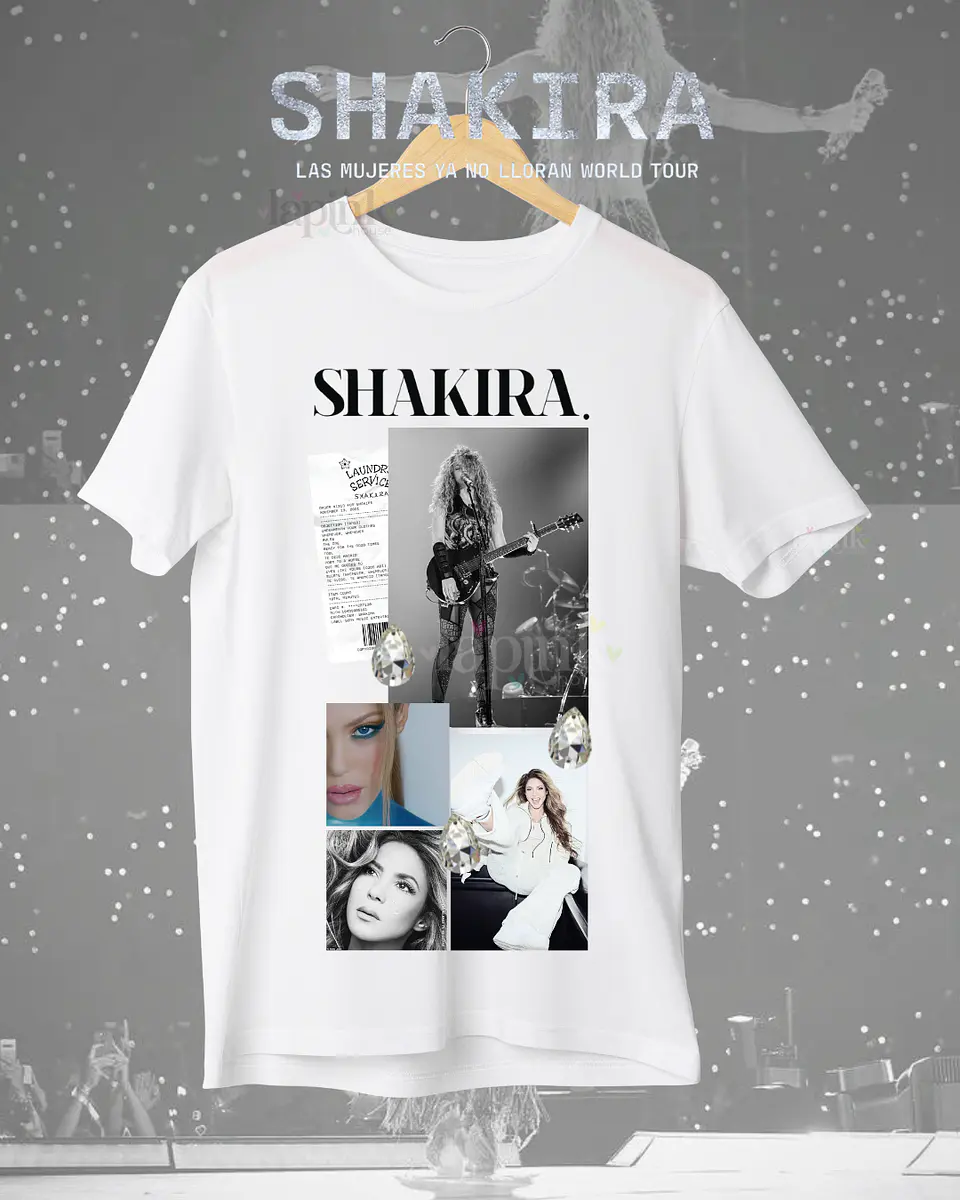 Polera Shakira Las Mujeres Ya No Lloran  3