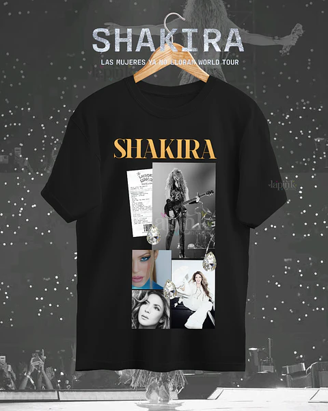 Polera Shakira Las Mujeres Ya No Lloran 