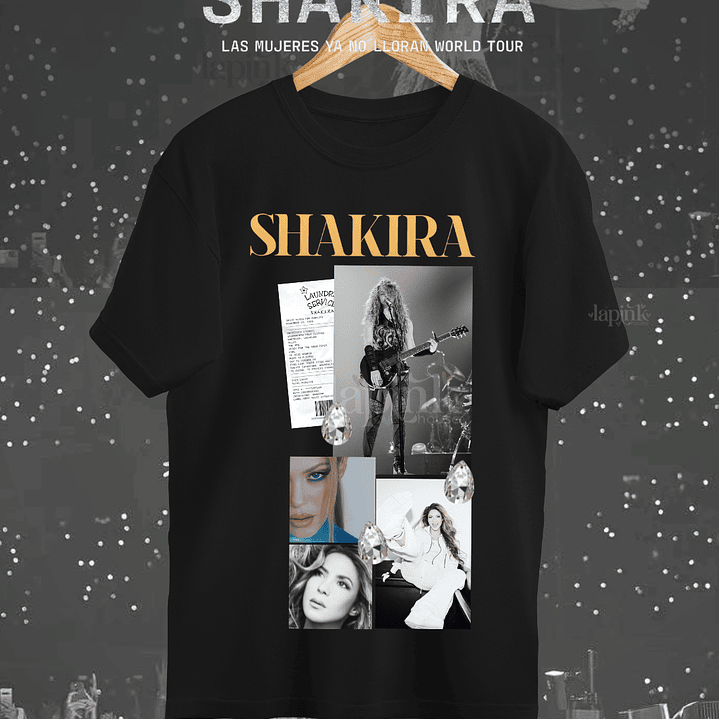 Polera Shakira Las Mujeres Ya No Lloran  1