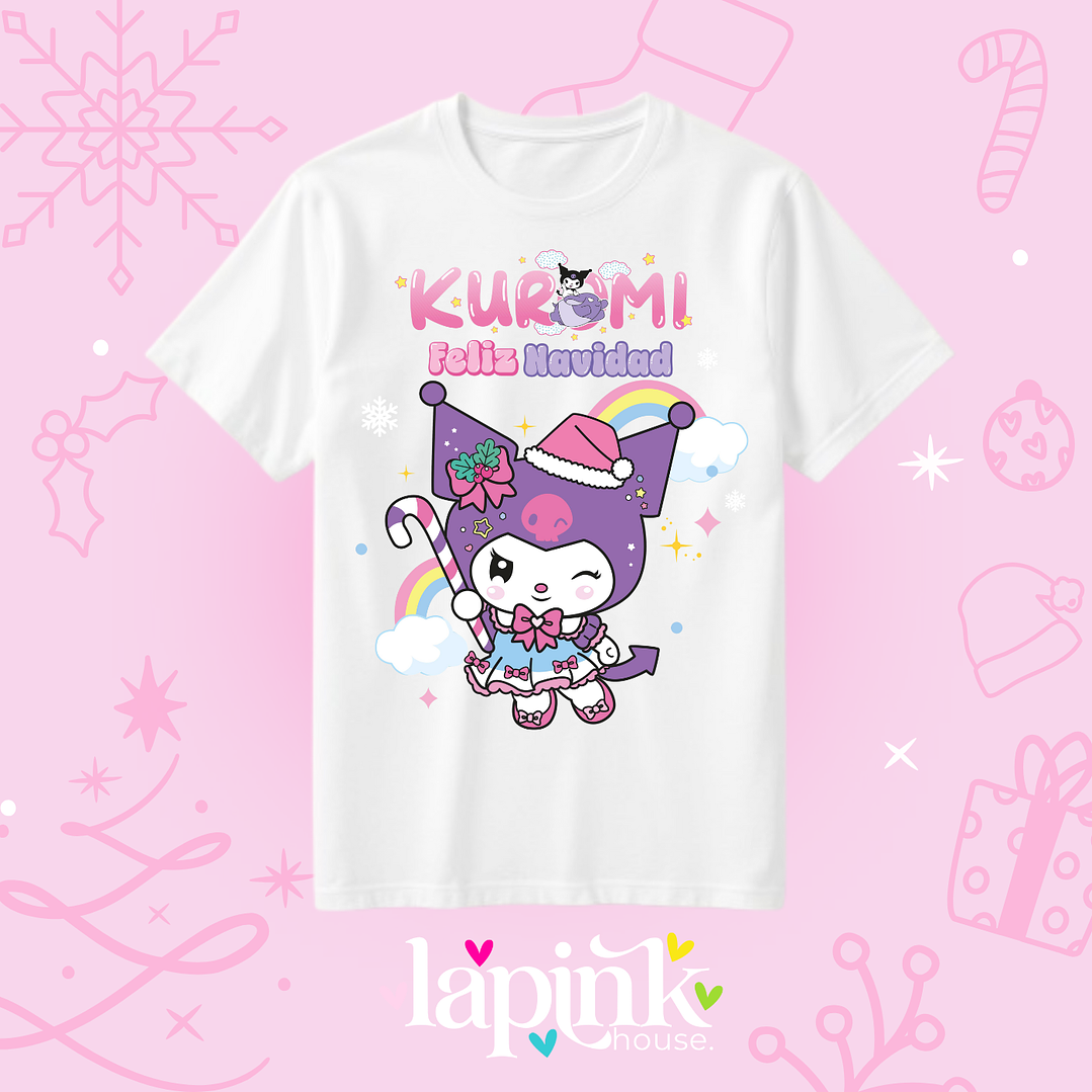 POLERA NAVIDAD KUROMI 1
