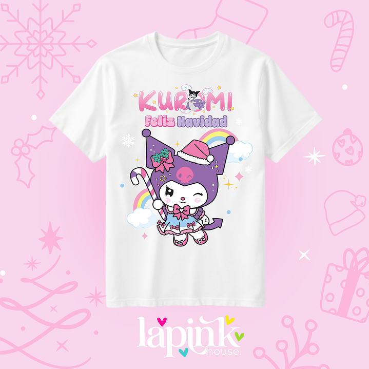 POLERA NAVIDAD KUROMI 1
