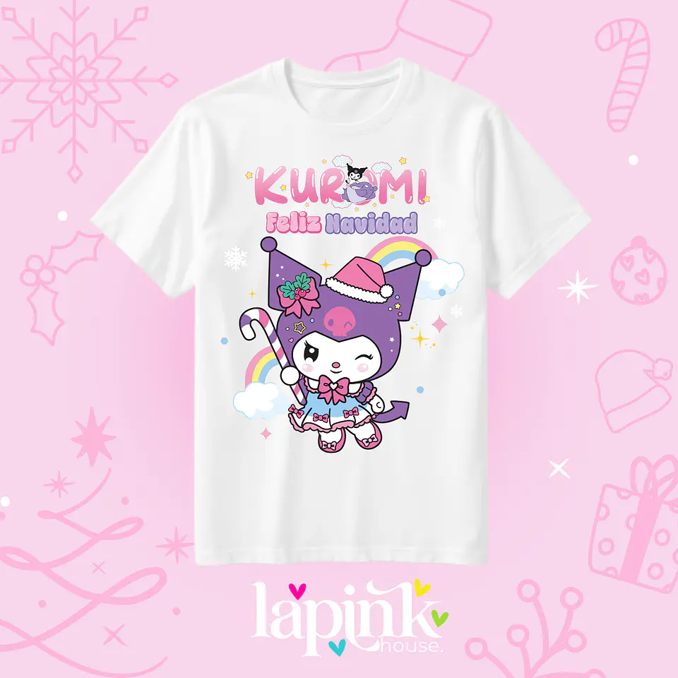 POLERA NAVIDAD KUROMI 1