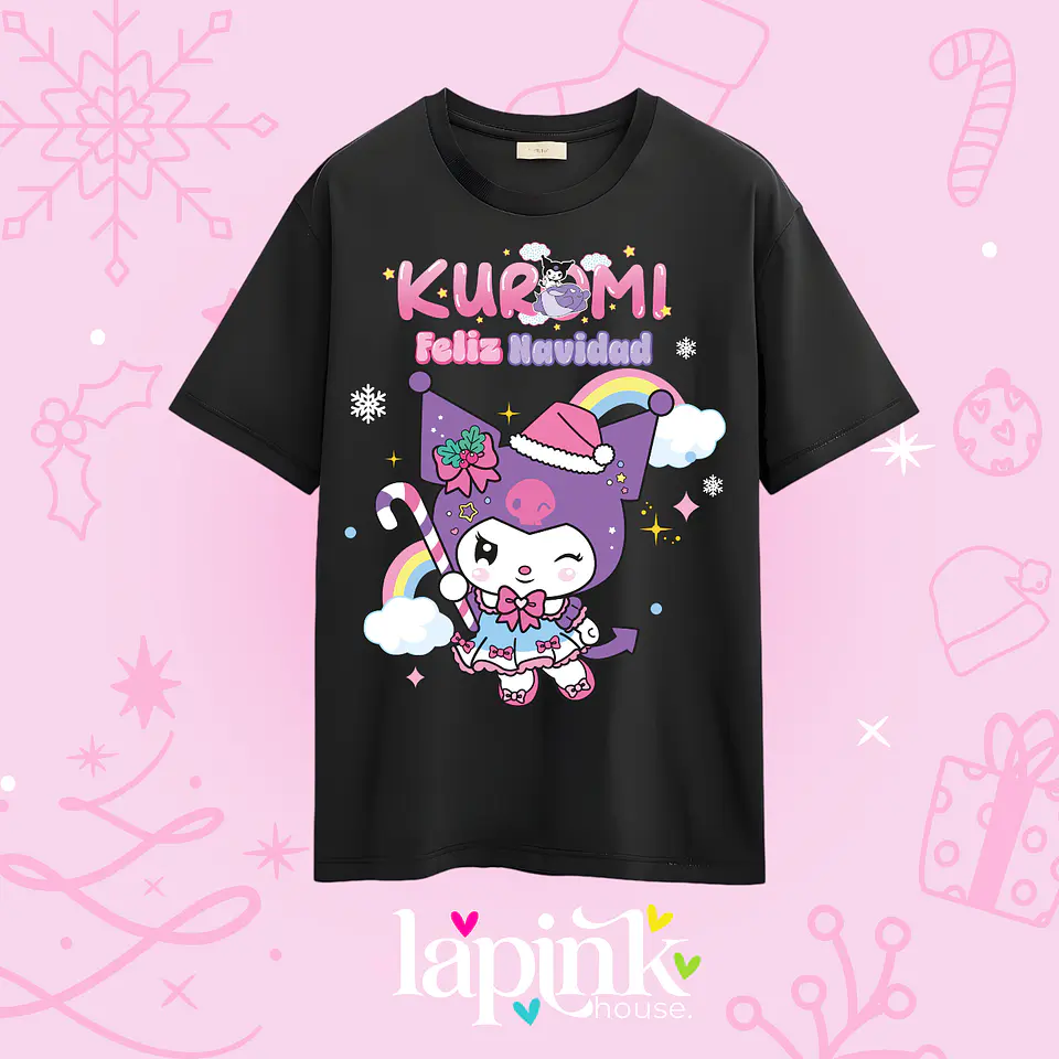 POLERA NAVIDAD KUROMI 2