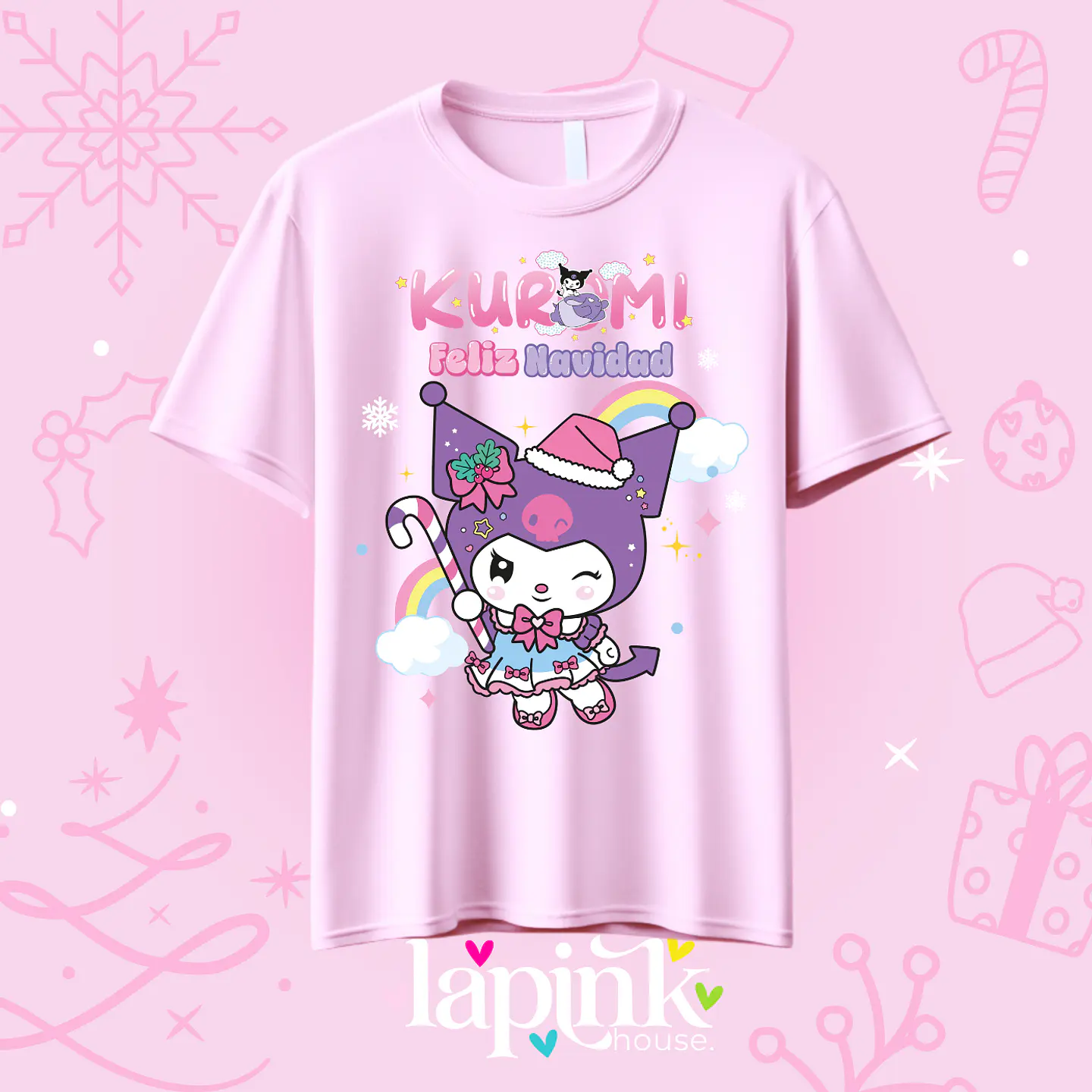 POLERA NAVIDAD KUROMI 3