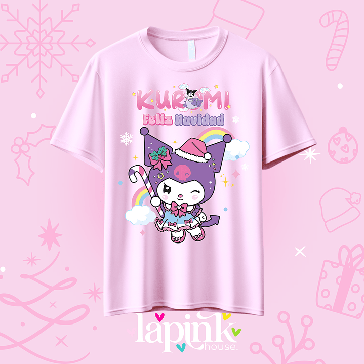 POLERA NAVIDAD KUROMI 3