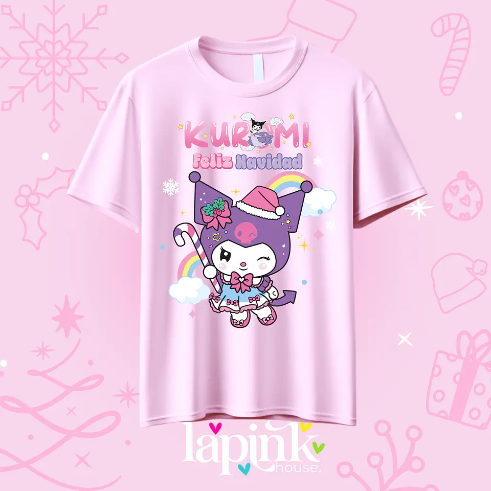 POLERA NAVIDAD KUROMI 3