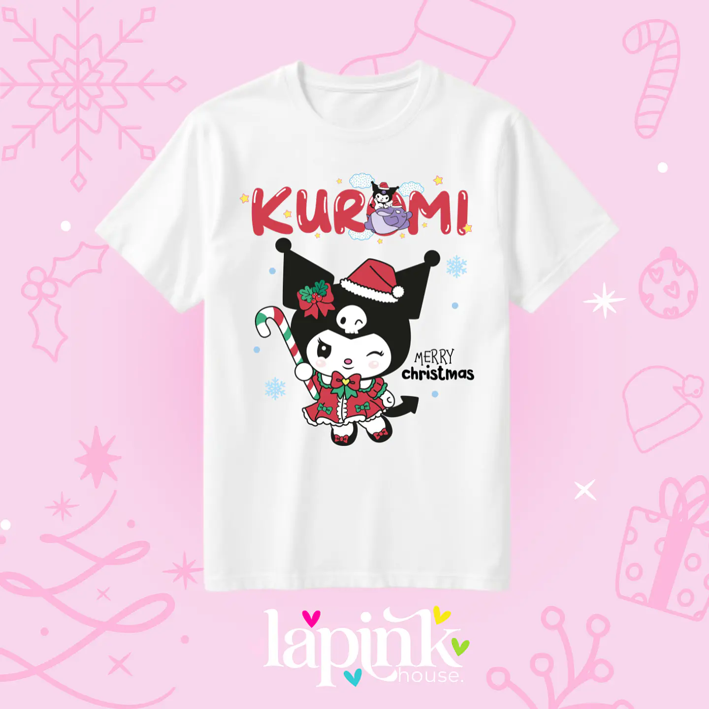 POLERA NAVIDAD KUROMI  1