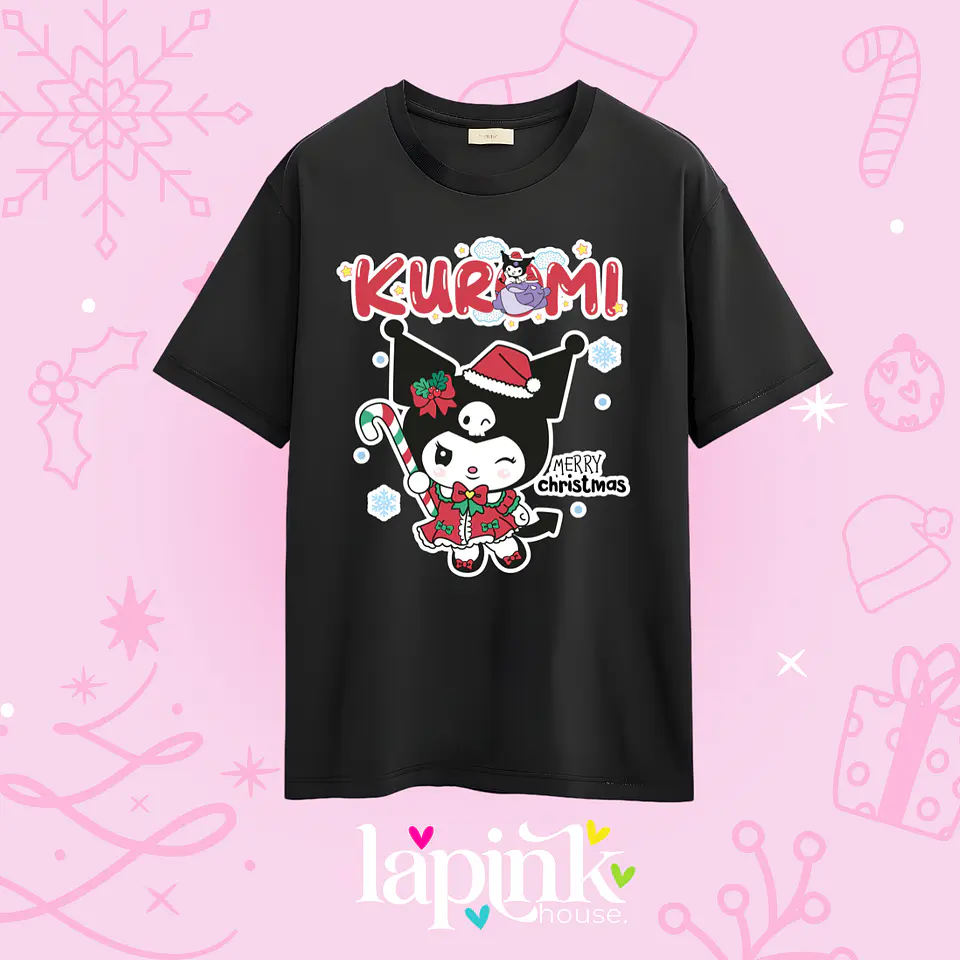 POLERA NAVIDAD KUROMI  2