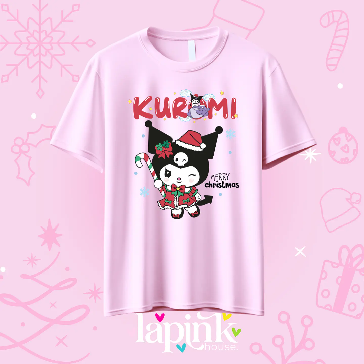 POLERA NAVIDAD KUROMI  3