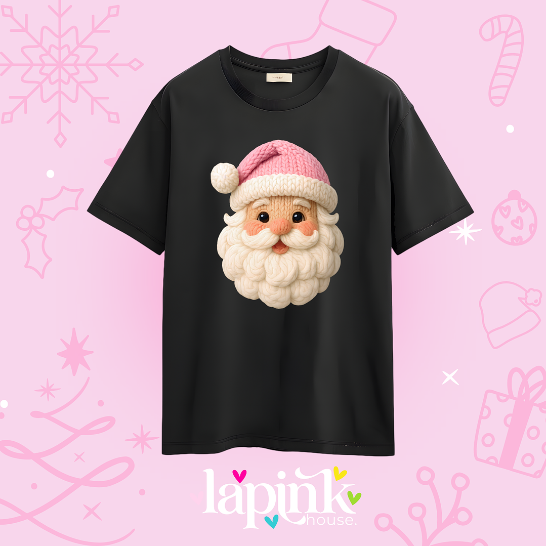 POLERA NAVIDAD EFECTO BORDADO SANTA 2
