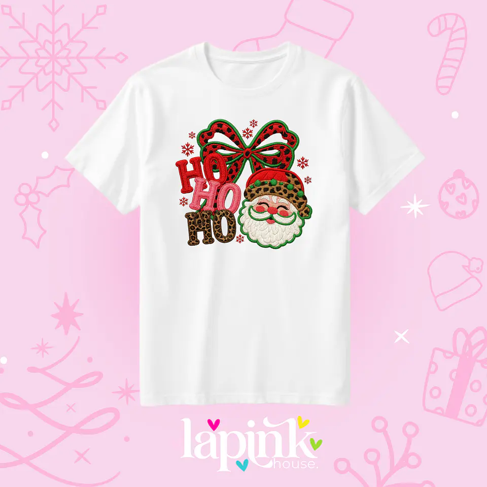POLERA NAVIDAD EFECTO BORDADO  1