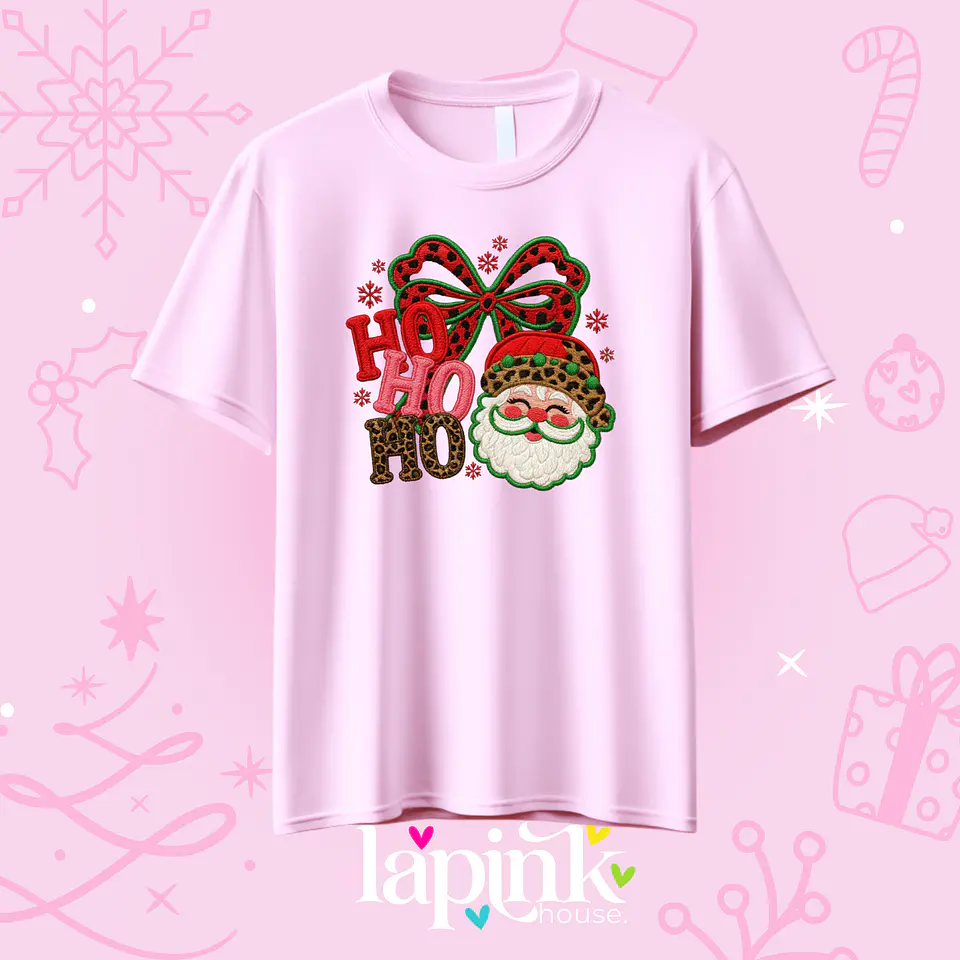 POLERA NAVIDAD EFECTO BORDADO  3