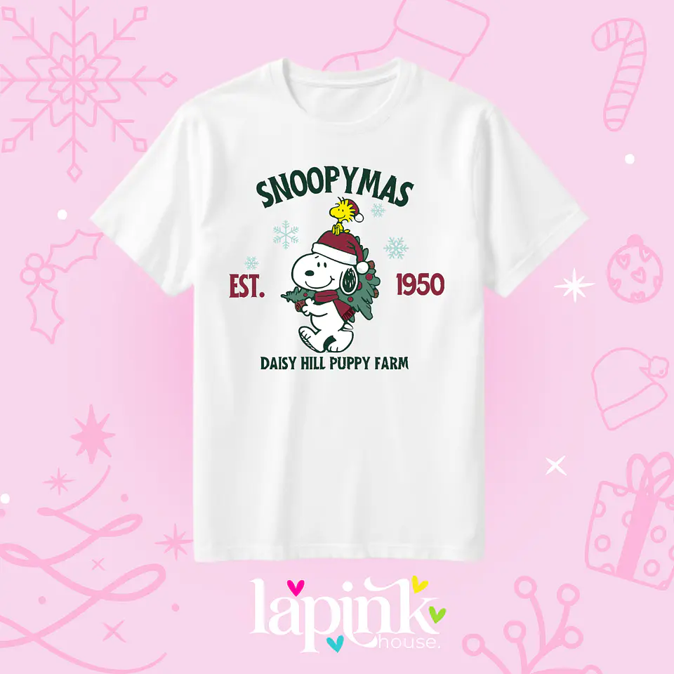 POLERA NAVIDAD SNOOPYMAS 1