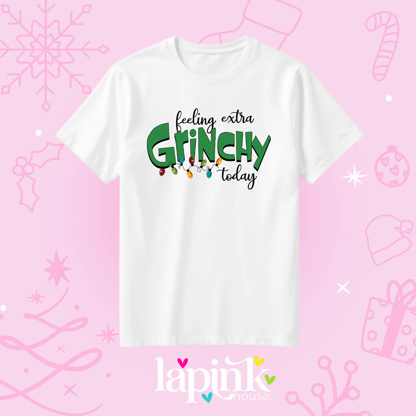 POLERA NAVIDAD FEELING EXTRA GRINCHY TODAY 1