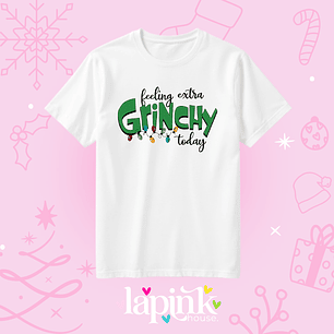 POLERA NAVIDAD FEELING EXTRA GRINCHY TODAY