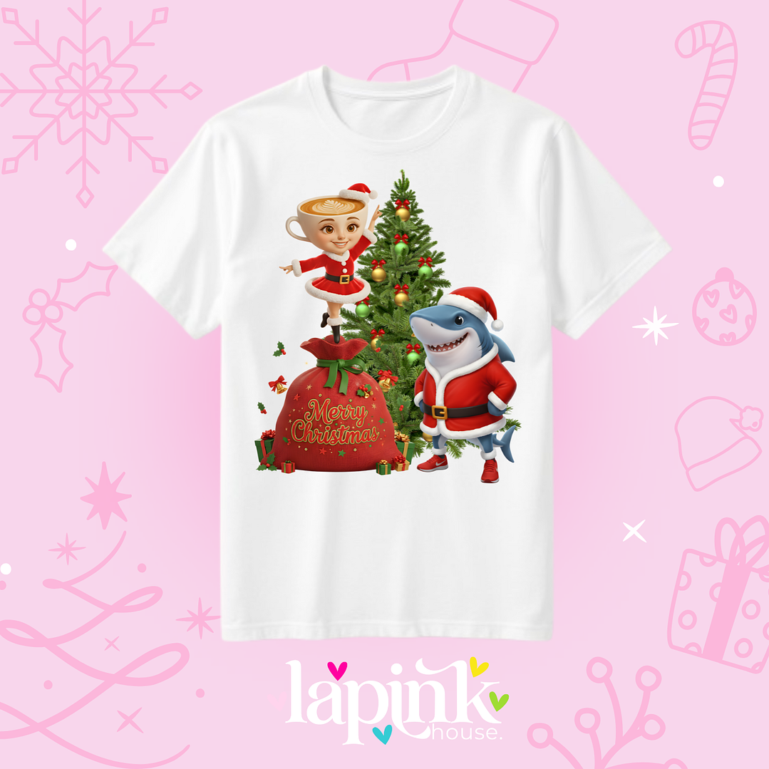 POLERA NAVIDAD ITALIAN BRAINROT BALLERINA TRALALERO TRALALA 1