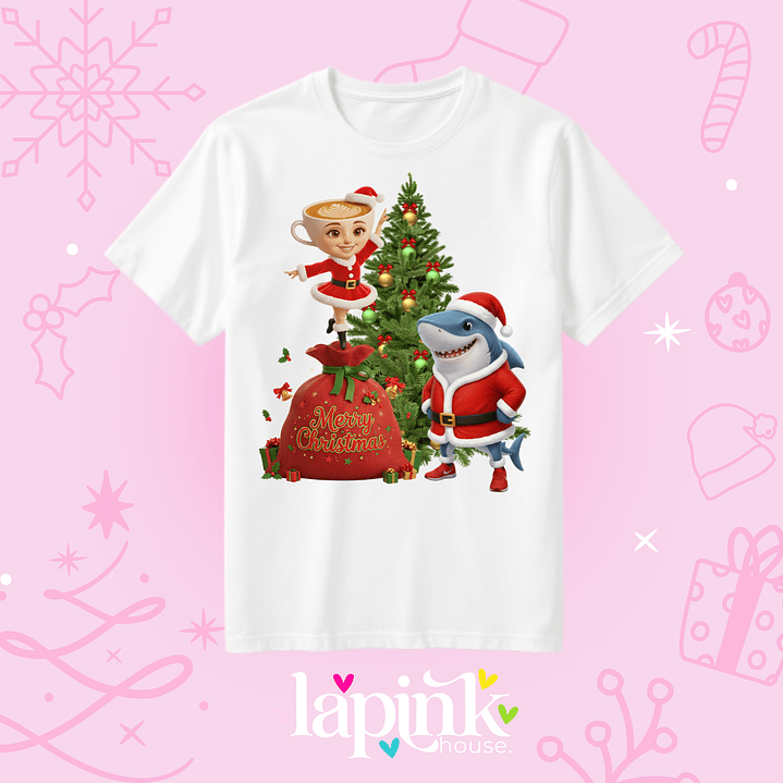 POLERA NAVIDAD ITALIAN BRAINROT BALLERINA TRALALERO TRALALA 1