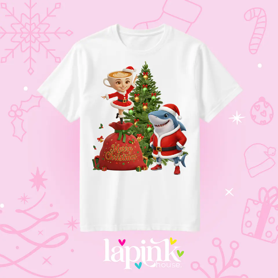 POLERA NAVIDAD ITALIAN BRAINROT BALLERINA TRALALERO TRALALA 1