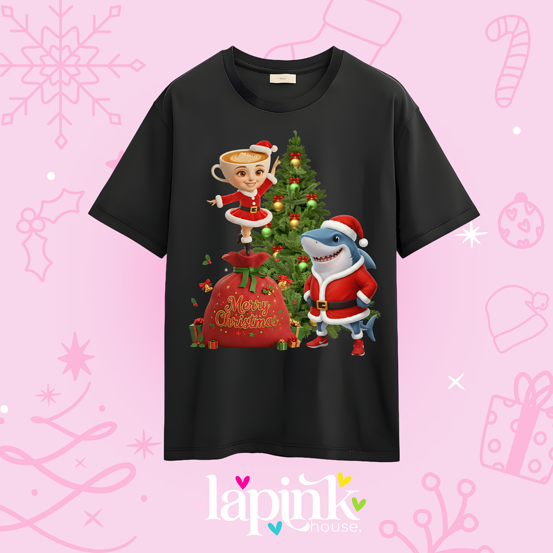 POLERA NAVIDAD ITALIAN BRAINROT BALLERINA TRALALERO TRALALA 2