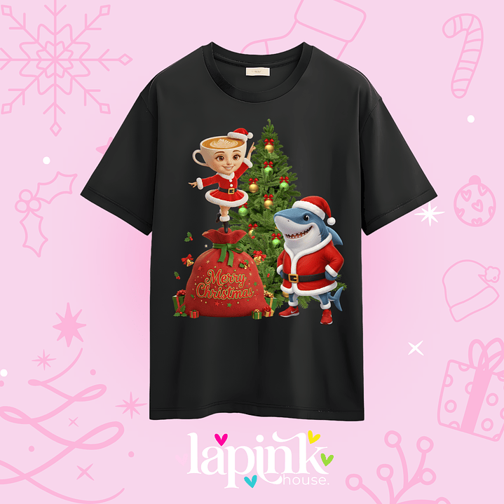 POLERA NAVIDAD ITALIAN BRAINROT BALLERINA TRALALERO TRALALA 2