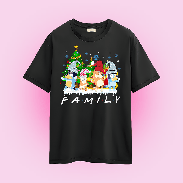 POLERA NAVIDAD BLUEY FAMILY 2