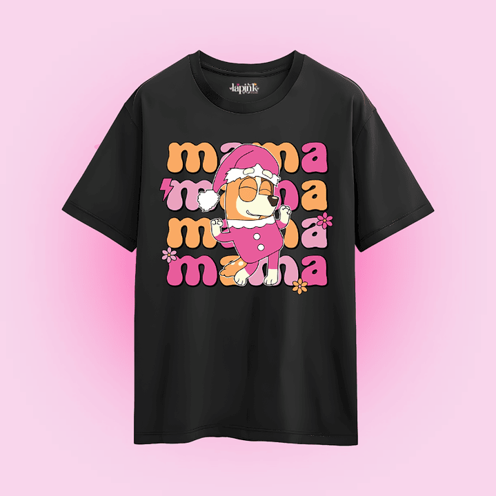 POLERA NAVIDAD BLUEY MAMA 2