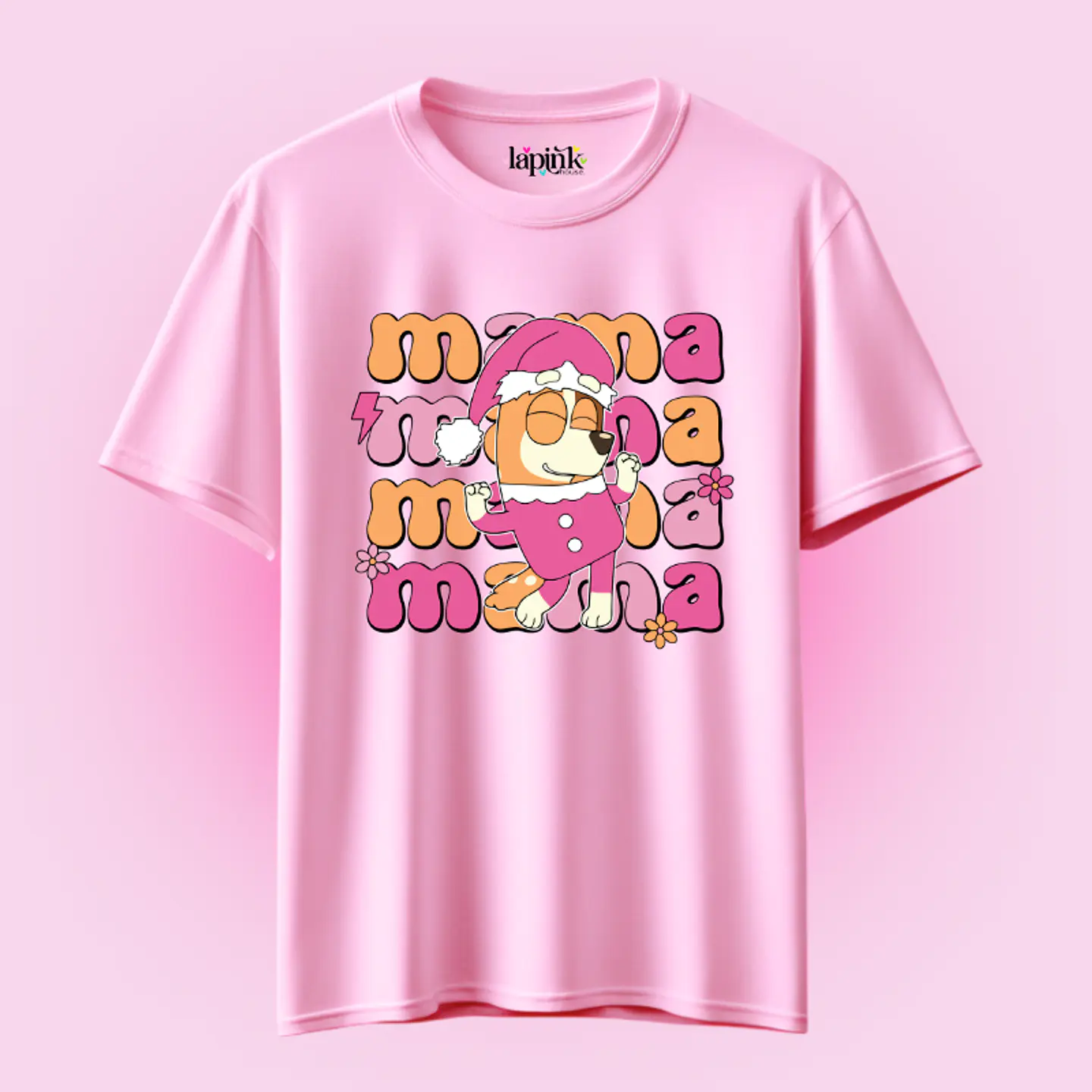 POLERA NAVIDAD BLUEY MAMA 4