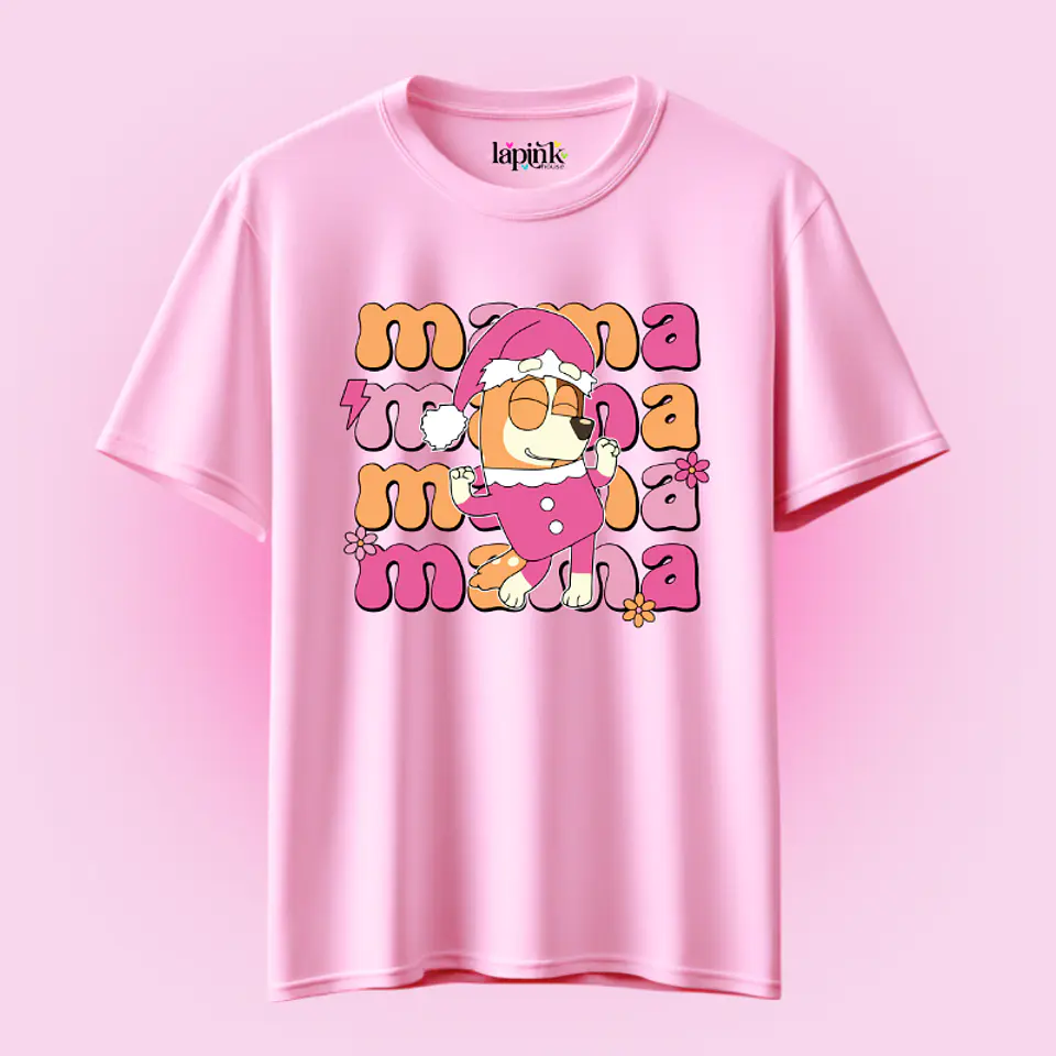 POLERA NAVIDAD BLUEY MAMA 4