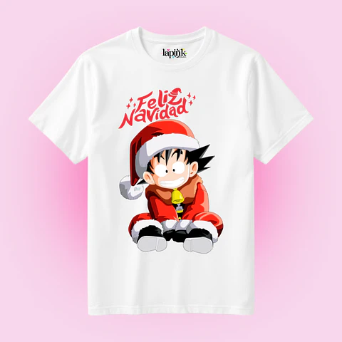 POLERA NAVIDAD DRAGON BALL GOKU
