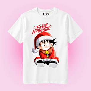 POLERA NAVIDAD DRAGON BALL GOKU