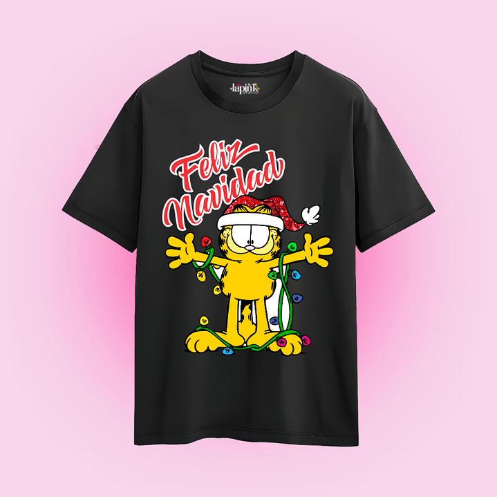 POLERA NAVIDAD GARFIELD 2