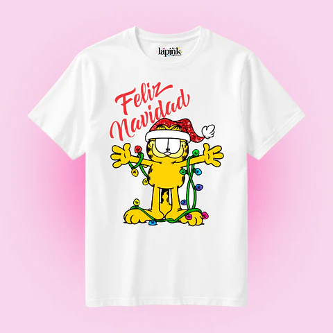 POLERA NAVIDAD GARFIELD