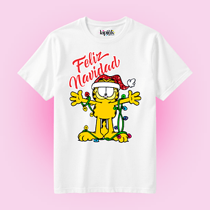 POLERA NAVIDAD GARFIELD