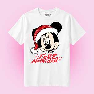 POLERA NAVIDAD MINNEY MICKEY MOUSE DISNEY