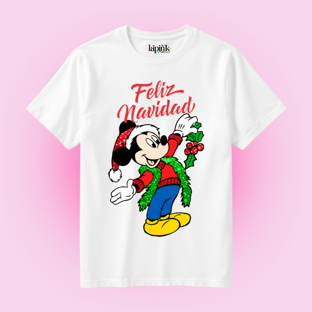 POLERA NAVIDAD MICKEY MOUSE DISNEY 1