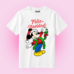 POLERA NAVIDAD MICKEY MOUSE DISNEY