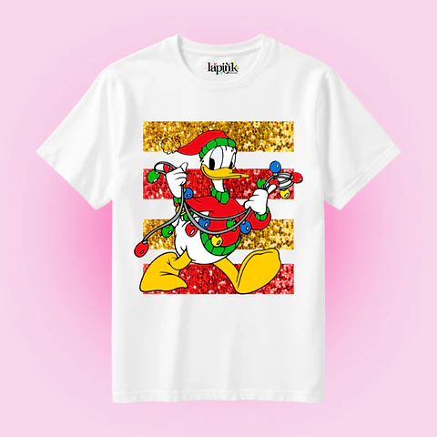 POLERA NAVIDAD DONALD MICKEY DISNEY