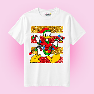 POLERA NAVIDAD DONALD MICKEY DISNEY
