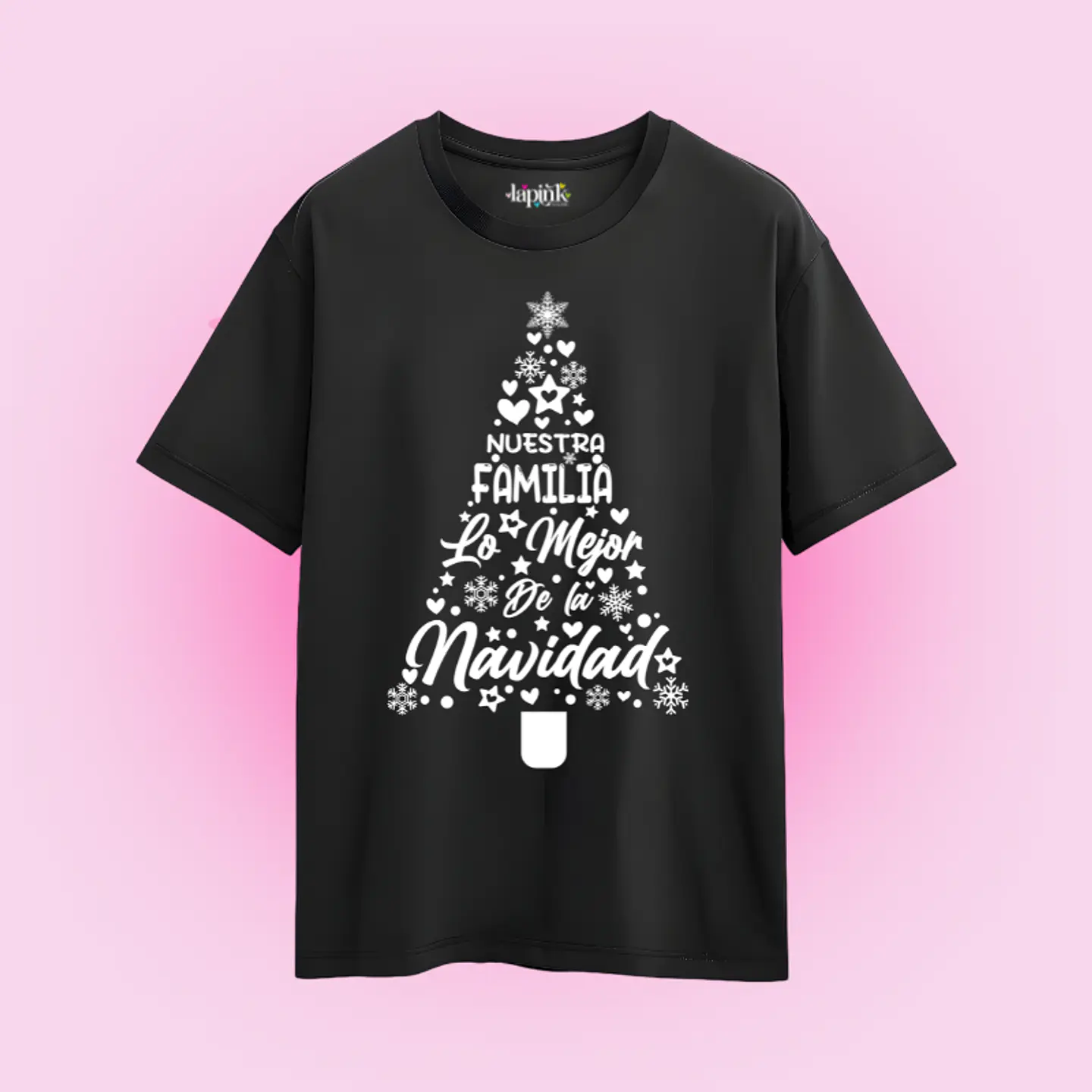 POLERA NAVIDAD NUESTRA FAMILIA LO MEJOR DE LA NAVIDAD 2