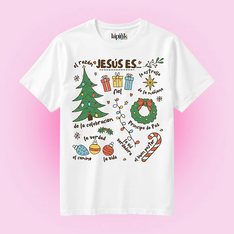 POLERA NAVIDAD JESUS CRISTIANA