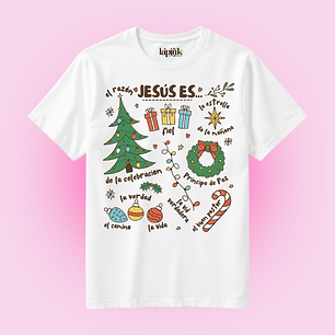 POLERA NAVIDAD JESUS CRISTIANA