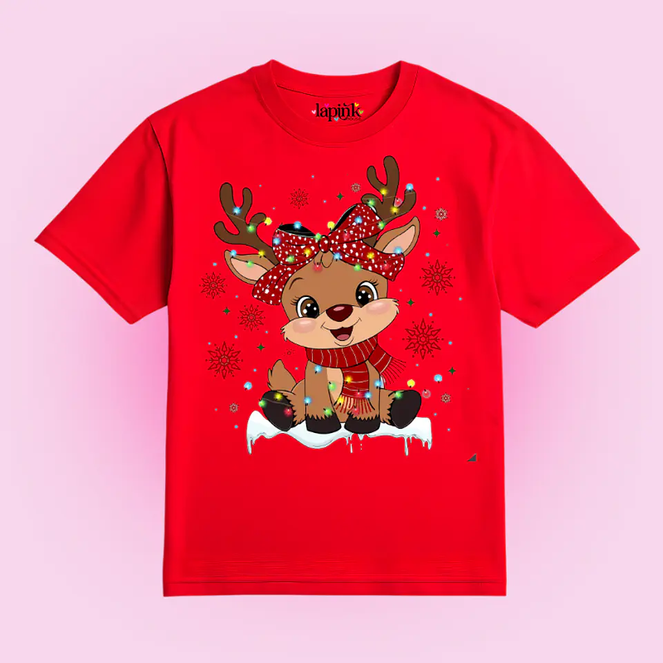 POLERA NAVIDAD FELIZ NAVIDAD RENO 2