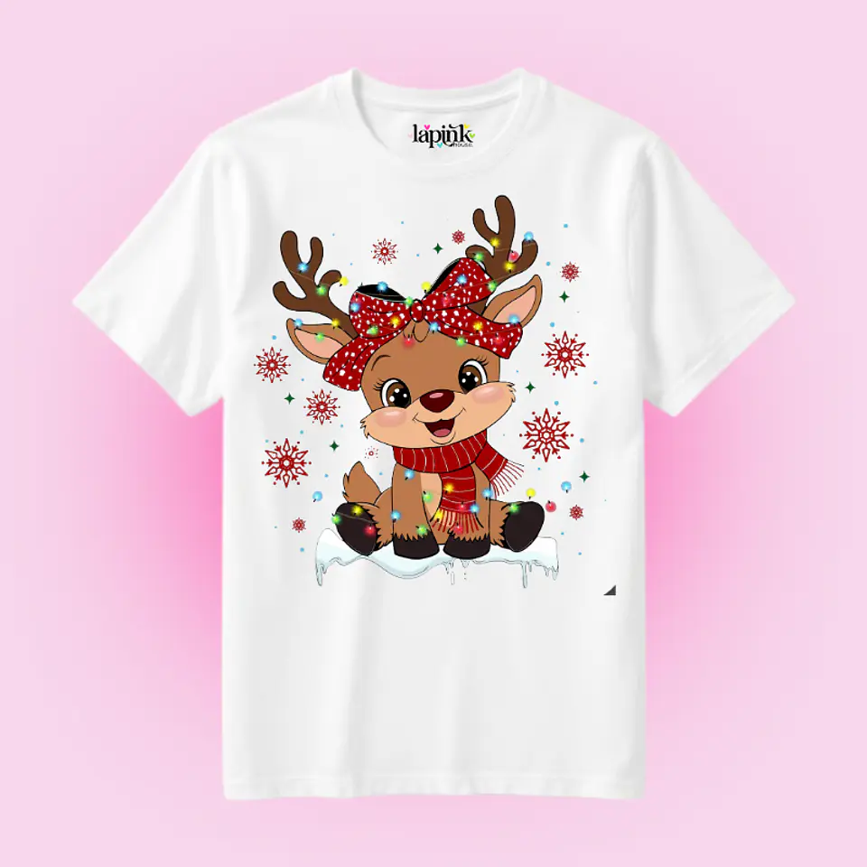 POLERA NAVIDAD FELIZ NAVIDAD RENO 1