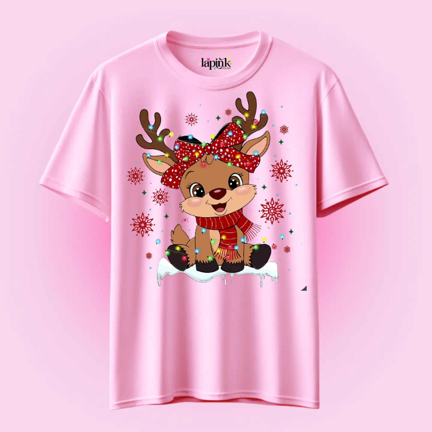 POLERA NAVIDAD FELIZ NAVIDAD RENO 3