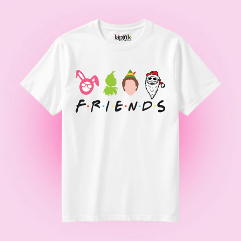 POLERA NAVIDAD FRIENDS TV MOVIES