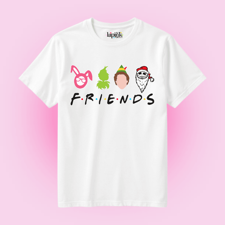 POLERA NAVIDAD FRIENDS TV MOVIES 1