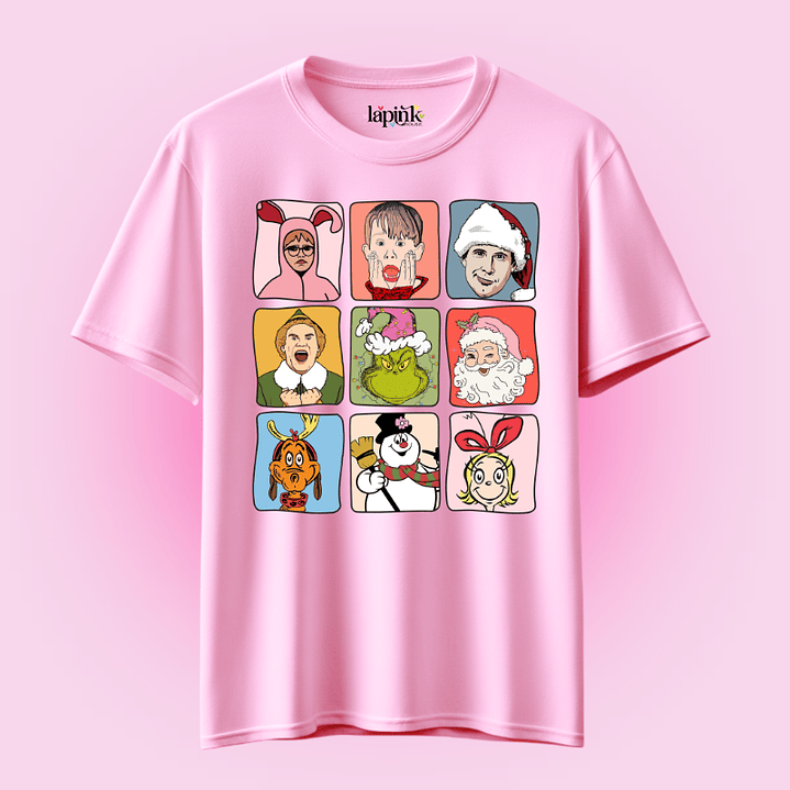 POLERA NAVIDAD CHRISTMAS CLASICOS TV 2