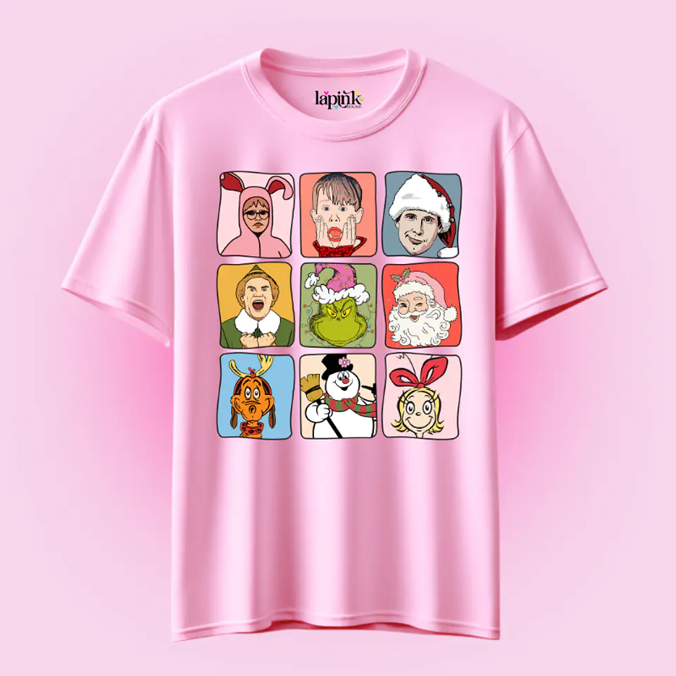 POLERA NAVIDAD CHRISTMAS CLASICOS TV 2